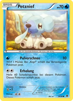 Karte Petznief aus Aufstreben der Mächtigen, Nummer 28/98