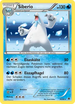 Karte Siberio aus Aufstreben der Mächtigen, Nummer 30/98