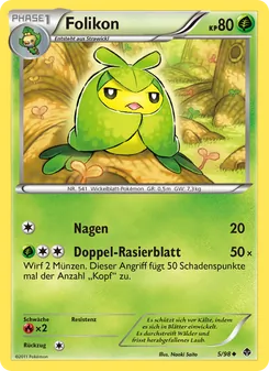 Karte Folikon aus Aufstreben der Mächtigen, Nummer 5/98