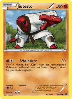 Karte Jiutesto aus Aufstreben der Mächtigen, Nummer 58/98