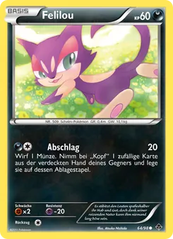 Karte Felilou aus Aufstreben der Mächtigen, Nummer 64/98