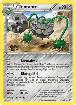 Karte Tentantel aus Aufstreben der Mächtigen, Nummer 73/98