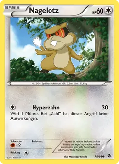 Karte Nagelotz aus Aufstreben der Mächtigen, Nummer 78/98
