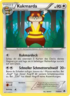 Karte Kukmarda aus Aufstreben der Mächtigen, Nummer 79/98