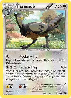 Karte Fasasnob aus Aufstreben der Mächtigen, Nummer 82/98