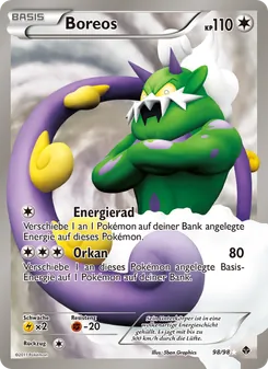 Karte Boreos aus Aufstreben der Mächtigen, Nummer 98/98