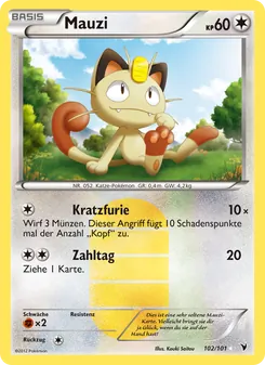 Karte Mauzi aus Königliche Siege, Nummer 102/101