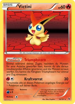 Karte Victini aus Königliche Siege, Nummer 14/101