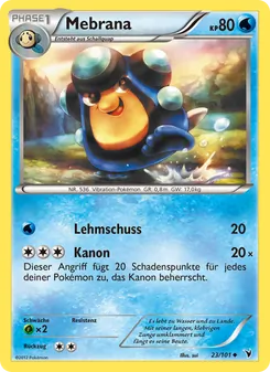 Karte Mebrana aus Königliche Siege, Nummer 23/101