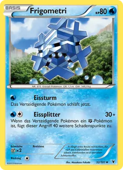 Karte Frigometri aus Königliche Siege, Nummer 32/101