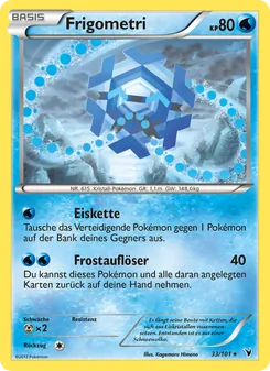 Karte Frigometri aus Königliche Siege, Nummer 33/101