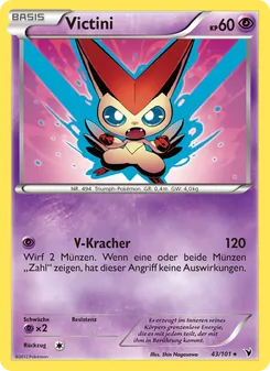 Karte Victini aus Königliche Siege, Nummer 43/101