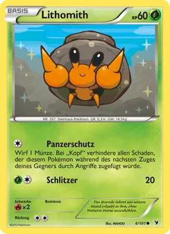 Karte Lithomith aus Königliche Siege, Nummer 6/101