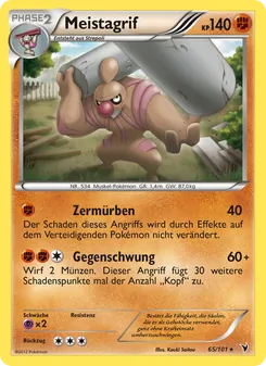 Karte Meistagrif aus Königliche Siege, Nummer 65/101
