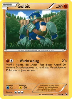 Karte Golbit aus Königliche Siege, Nummer 71/101