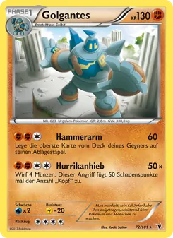 Karte Golgantes aus Königliche Siege, Nummer 72/101
