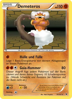 Karte Demeteros aus Königliche Siege, Nummer 74/101