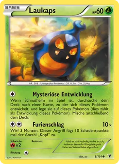 Karte Laukaps aus Königliche Siege, Nummer 8/101