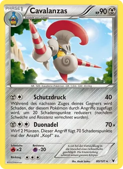 Karte Cavalanzas aus Königliche Siege, Nummer 80/101