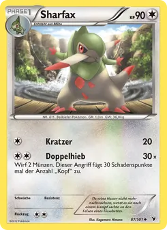 Karte Sharfax aus Königliche Siege, Nummer 87/101