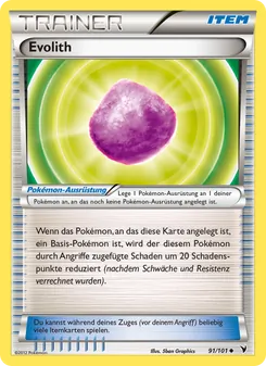 Karte Evolith aus Königliche Siege, Nummer 91/101