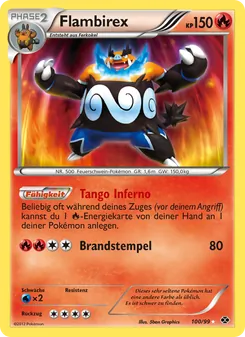 Karte Flambirex aus Kommende Schicksale, Nummer 100/99