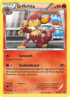 Karte Grillchita aus Kommende Schicksale, Nummer 16/99