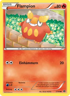 Karte Flampion aus Kommende Schicksale, Nummer 17/99