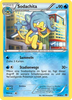 Karte Sodachita aus Kommende Schicksale, Nummer 29/99