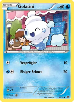 Karte Gelatini aus Kommende Schicksale, Nummer 31/99