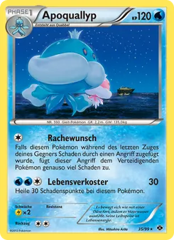 Karte Apoquallyp aus Kommende Schicksale, Nummer 35/99