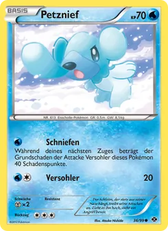 Karte Petznief aus Kommende Schicksale, Nummer 36/99
