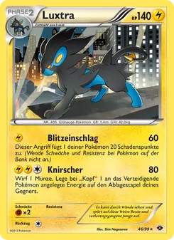 Karte Luxtra aus Kommende Schicksale, Nummer 46/99