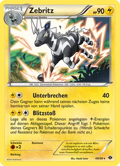 Karte Zebritz aus Kommende Schicksale, Nummer 48/99