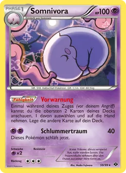 Karte Somnivora aus Kommende Schicksale, Nummer 59/99