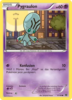 Karte Pygraulon aus Kommende Schicksale, Nummer 61/99