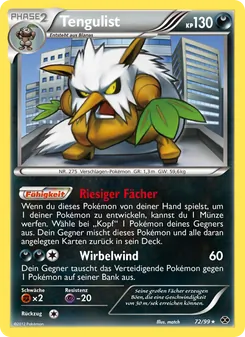 Karte Tengulist aus Kommende Schicksale, Nummer 72/99