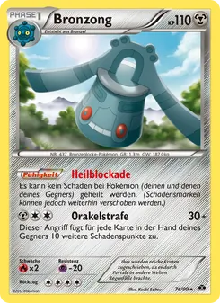 Karte Bronzong aus Kommende Schicksale, Nummer 76/99