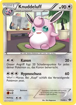 Karte Knuddeluff aus Kommende Schicksale, Nummer 79/99