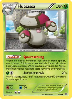 Karte Hutsassa aus Kommende Schicksale, Nummer 9/99