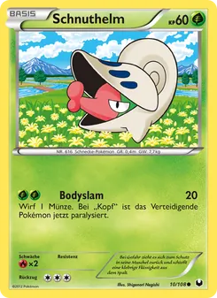 Karte Schnuthelm aus Erforscher der Finsternis, Nummer 10/108