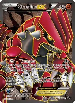 Karte Groudon-EX aus Erforscher der Finsternis, Nummer 106/108