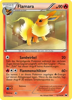 Karte Flamara aus Erforscher der Finsternis, Nummer 12/108