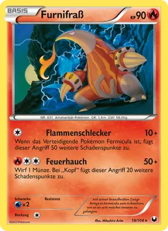 Karte Furnifraß aus Erforscher der Finsternis, Nummer 19/108