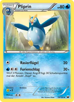Karte Pliprin aus Erforscher der Finsternis, Nummer 28/108