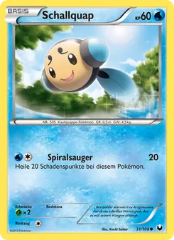 Karte Schallquap aus Erforscher der Finsternis, Nummer 31/108