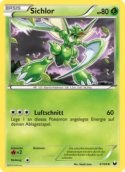 Karte Sichlor aus Erforscher der Finsternis, Nummer 4/108
