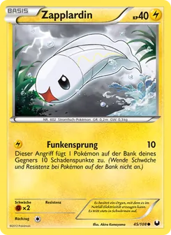 Karte Zapplardin aus Erforscher der Finsternis, Nummer 45/108
