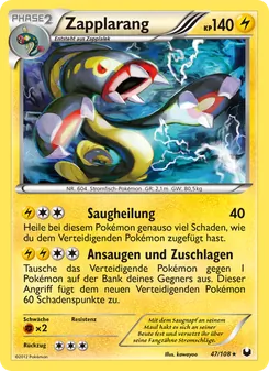 Karte Zapplarang aus Erforscher der Finsternis, Nummer 47/108
