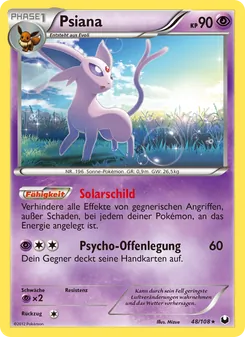 Karte Psiana aus Erforscher der Finsternis, Nummer 48/108